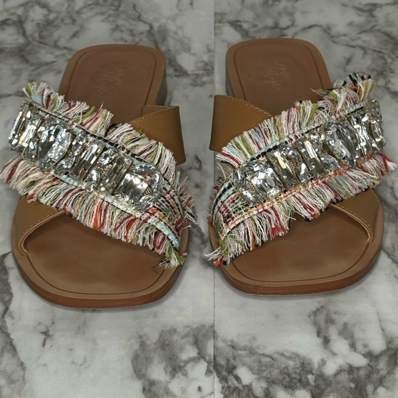 Crown Vintage Peruvian Woven Sandals-‎ Sz 9 - Picture 3 of 10